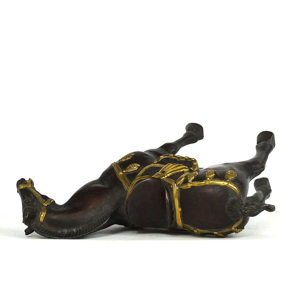 Pferd Statue Figur Skulpturen messing
