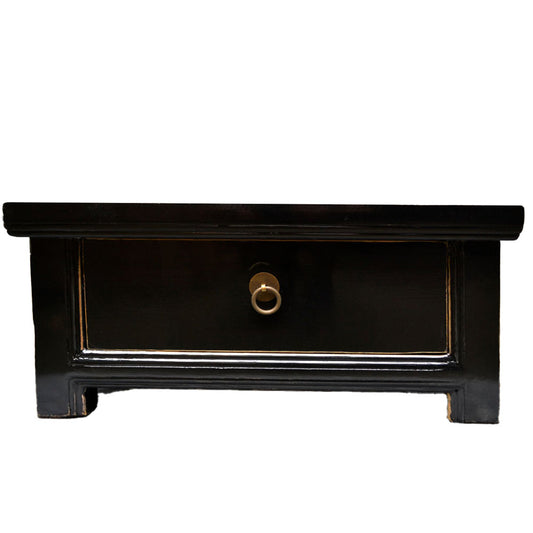 klein Tisch Couchtisch Laptop Tisch handgefertigt Holz schwarz Bestelltisch chinesisch möbel