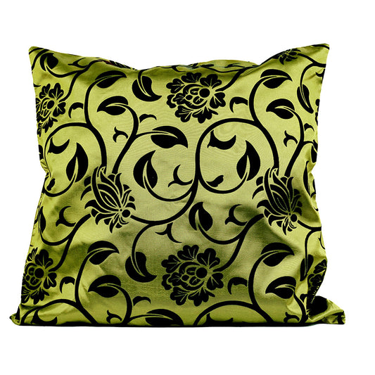 Kissenbezug mit Blumen Motiv Reissverschluss deko Kissen Sofa 42 x 42 cm handgefertigt