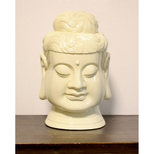 Buddha Statue Guan Yin Kwan Yin Buddha Kopf Skulpture Porzellan