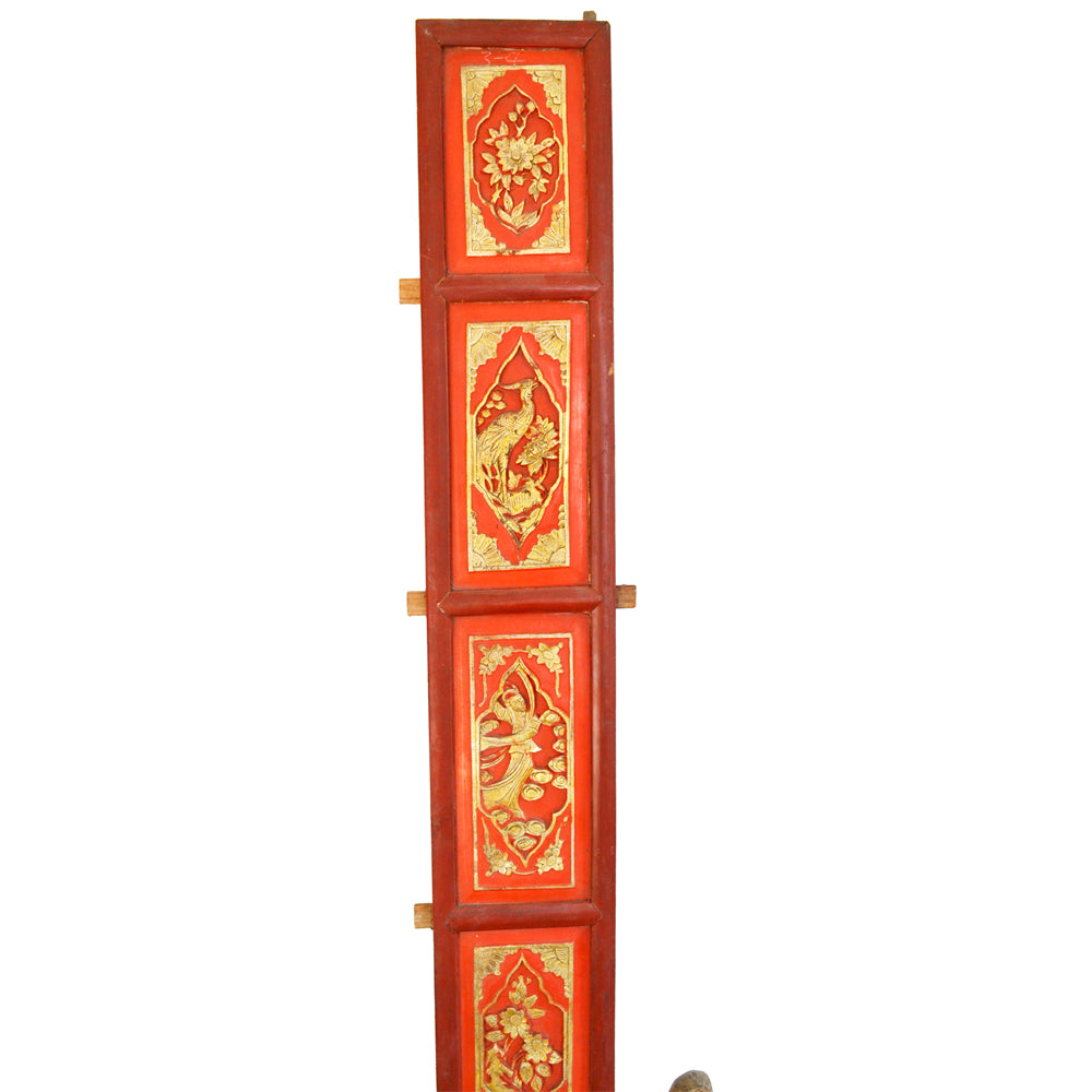 antik chinesisch Wand Deko Holz Schnitzerei Ornamente Holz Paneel