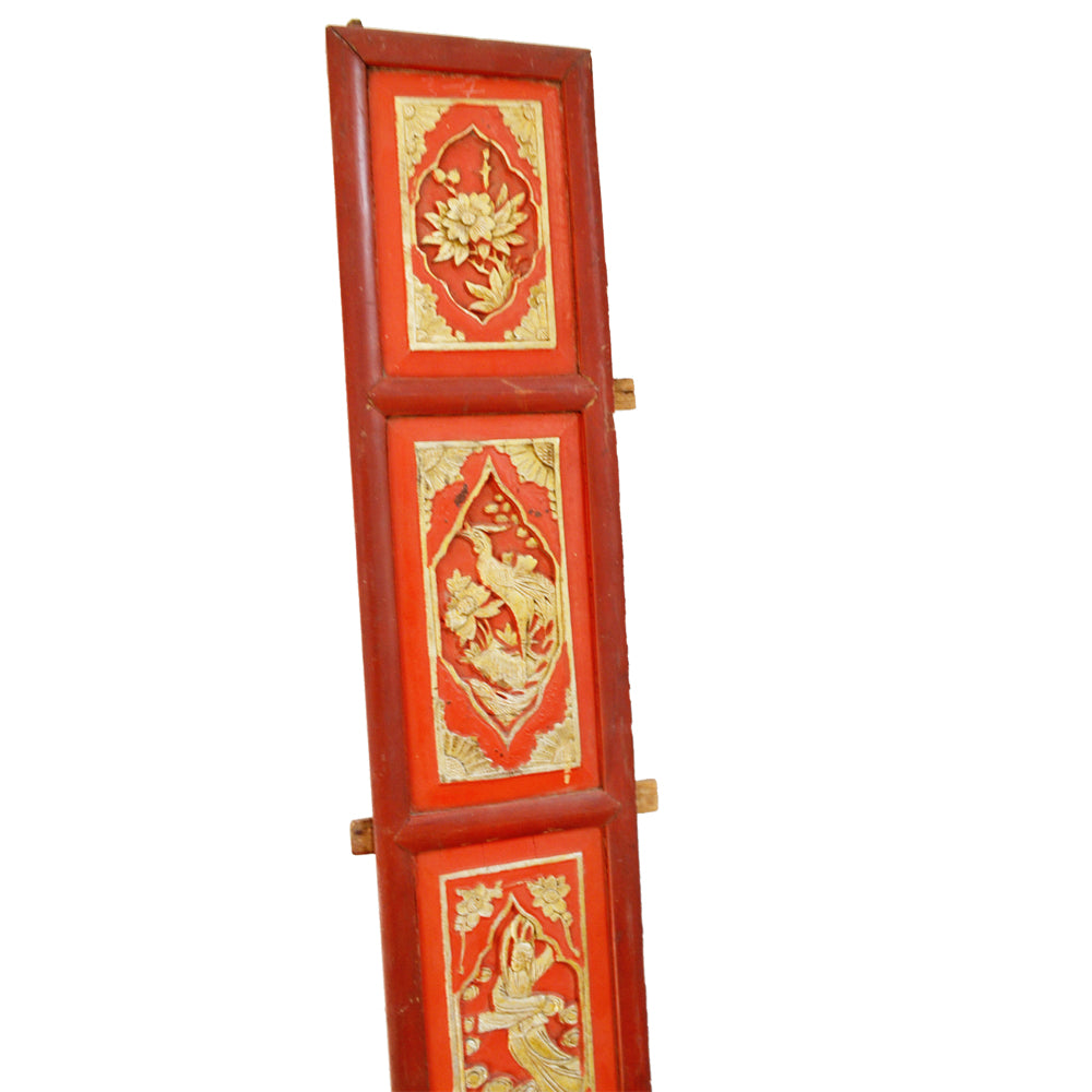 antik chinesisch Wand Deko Holz Schnitzerei Ornamente Holz Paneel
