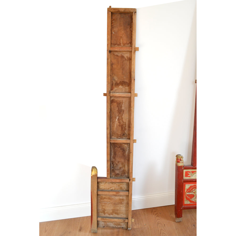 antik chinesisch Wand Deko Holz Schnitzerei Ornamente Holz Paneel