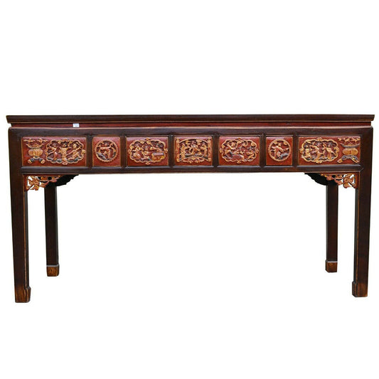 Konsolentisch chinesisch Altartisch antik massiv Holz original