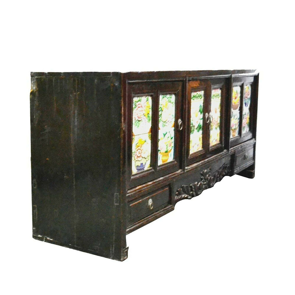 Lowboard sideboard massiv Holz TV Tisch Fernsehtisch chinesische Möbel antik  inkl. Lieferung