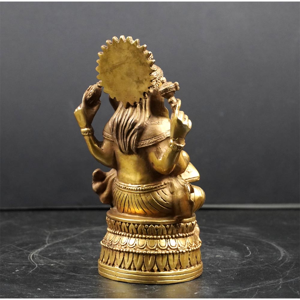 Ganesha Gottheit Hindu Glück Wohlstand Weisheit Meditation handgefertigt