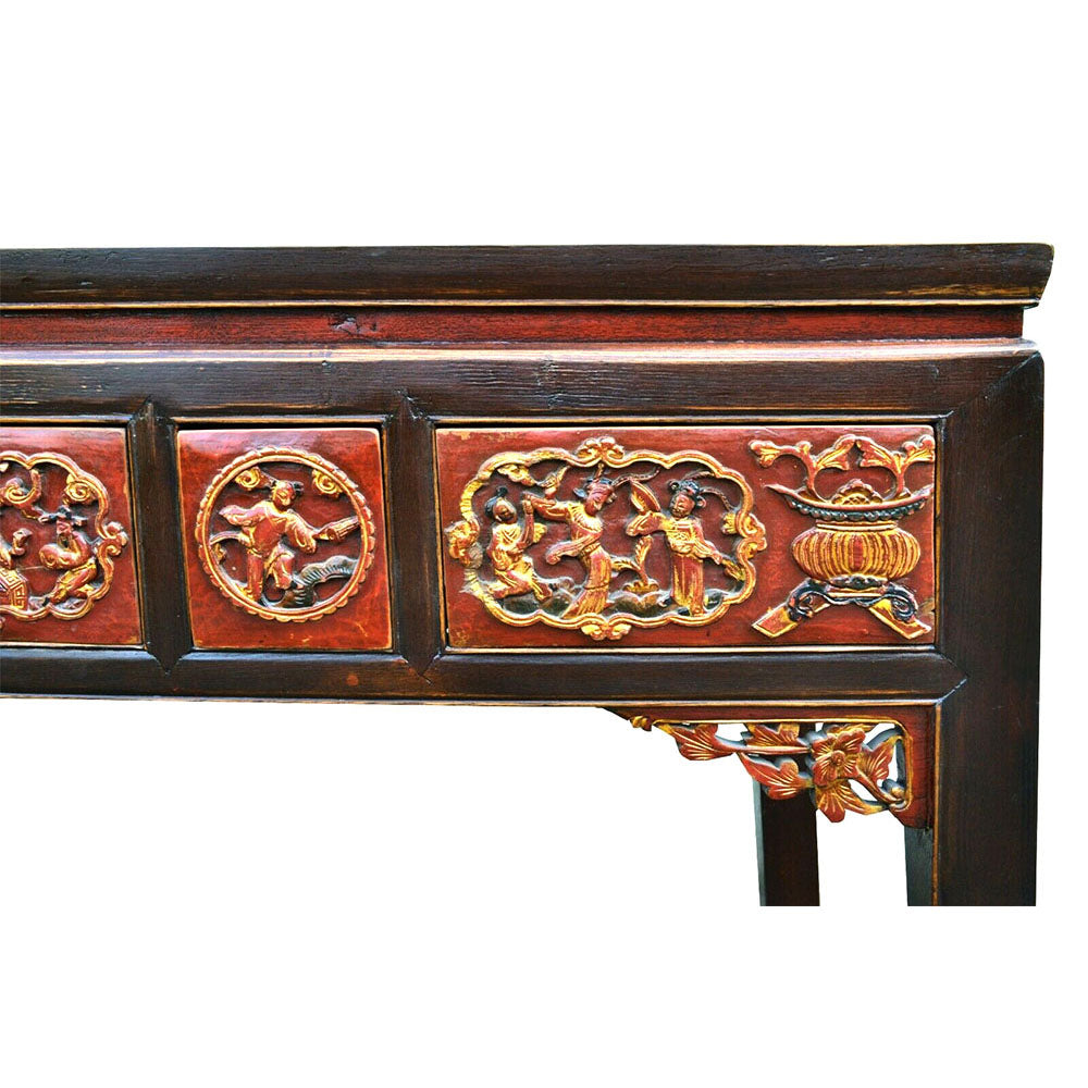 Konsolentisch chinesisch Altartisch antik massiv Holz
