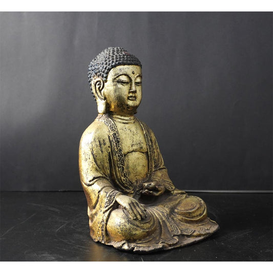 Buddha Statue Figur aus Eisen