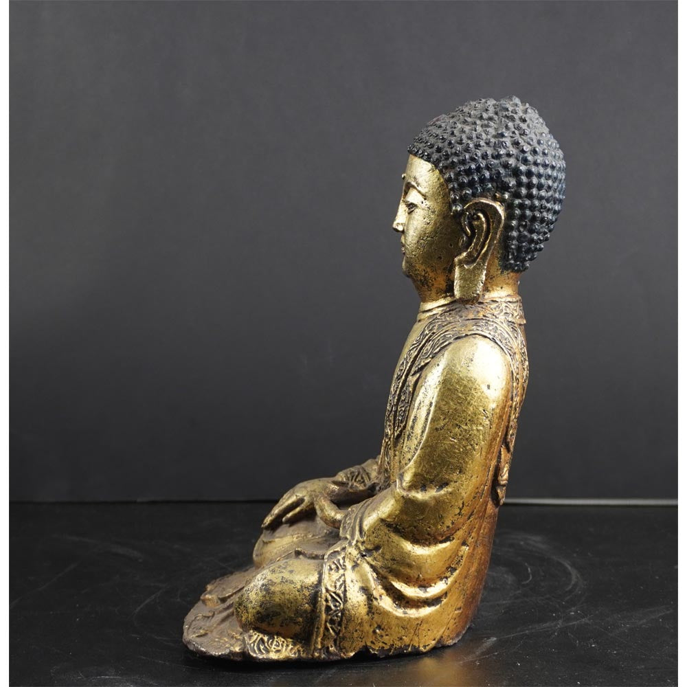 Buddha Statue Figur aus Eisen